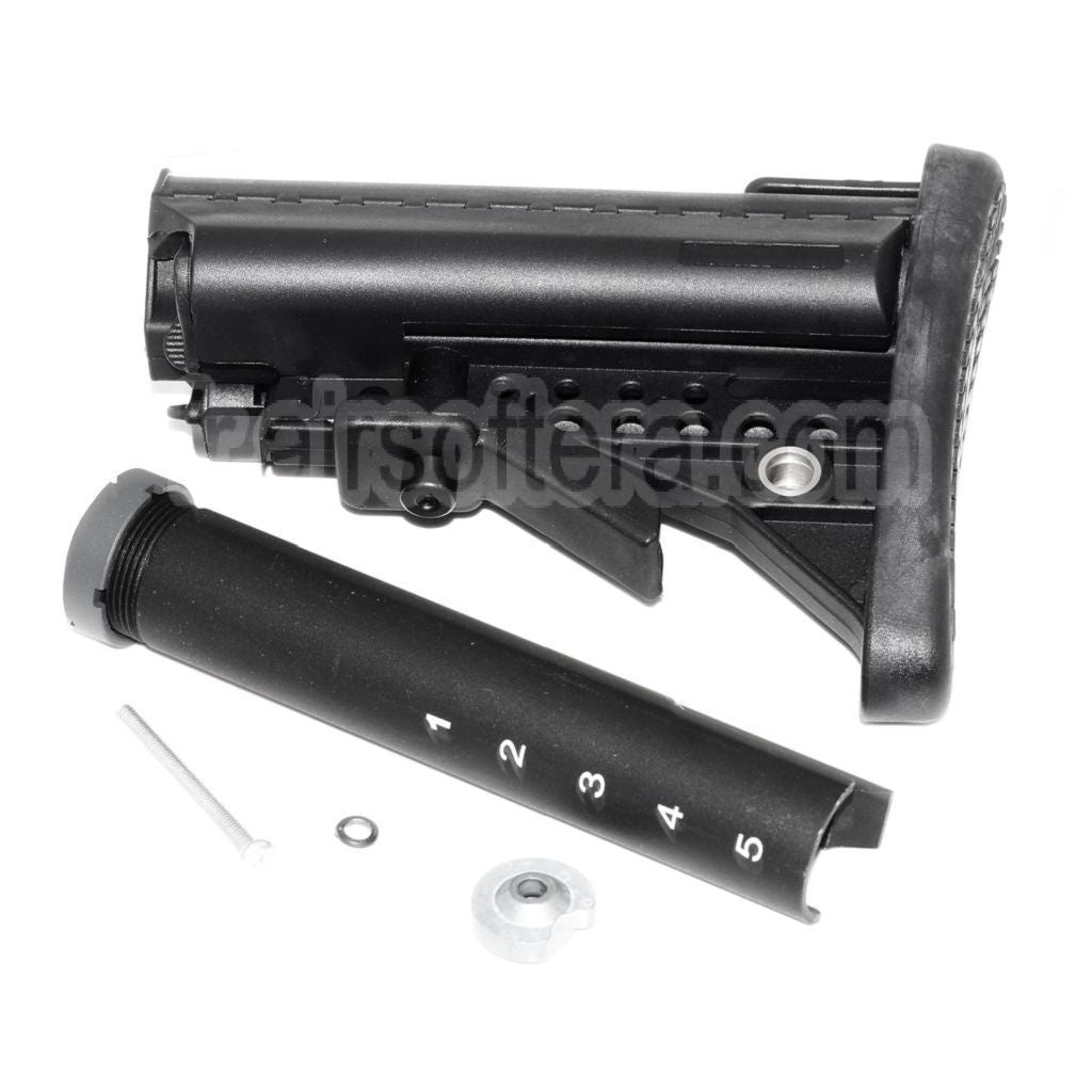 E&amp;C 5-Position MOD Crane VT Crosse Convient pour M4 M16 Série AEG Fusil Airsoft