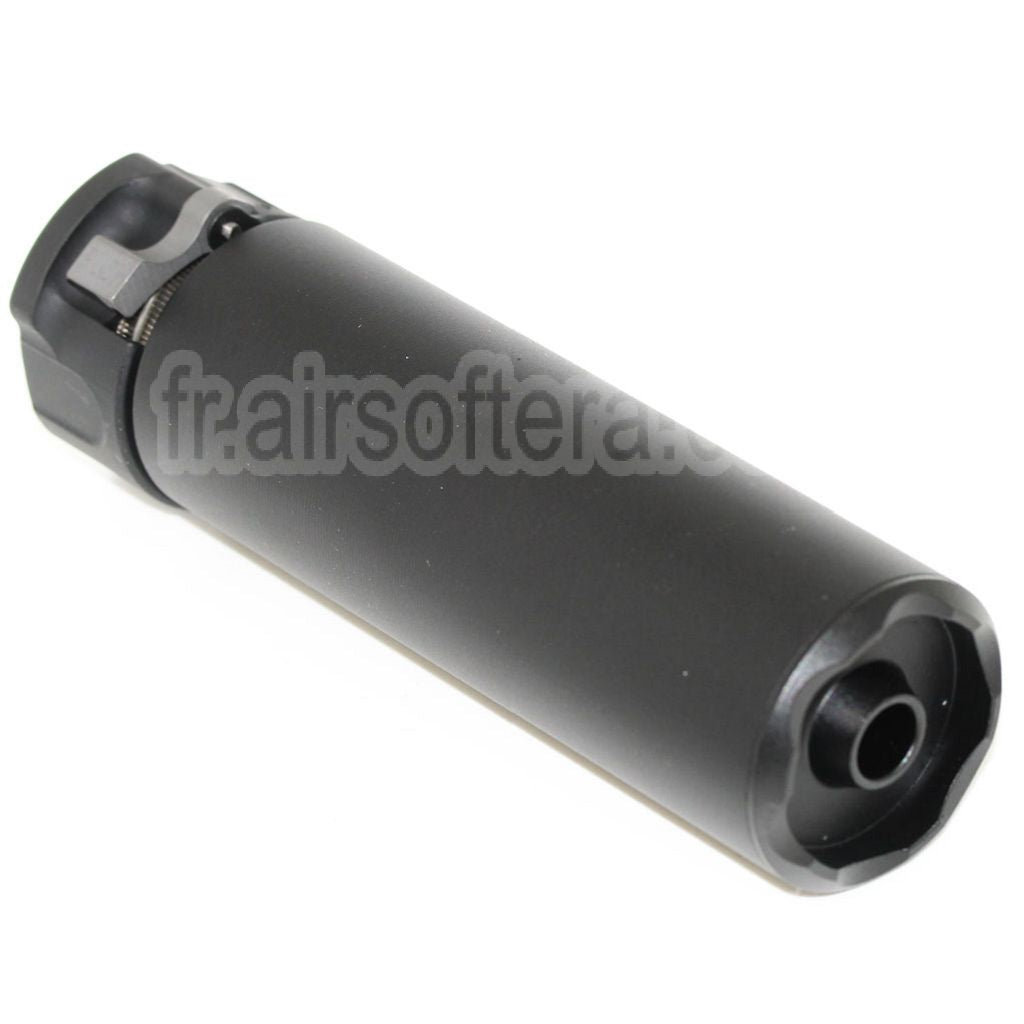 5KU 133mm SOCOM556 Mini-2 RC Silencieux avec Frein de Bouche Convient pour -14mm CCW sens antihoraire Canon Fusil Airsoft