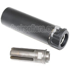 5KU 133mm SOCOM556 Mini-2 RC Silencieux avec Frein de Bouche Convient pour -14mm CCW sens antihoraire Canon Fusil Airsoft