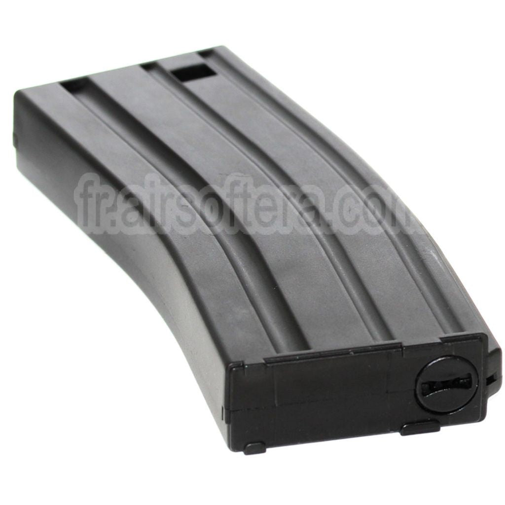 AirsoftEra 140 Billes Économique Plastique Mid-Cap Chargeur Convient pour M4 M16 Série AEG Fusil