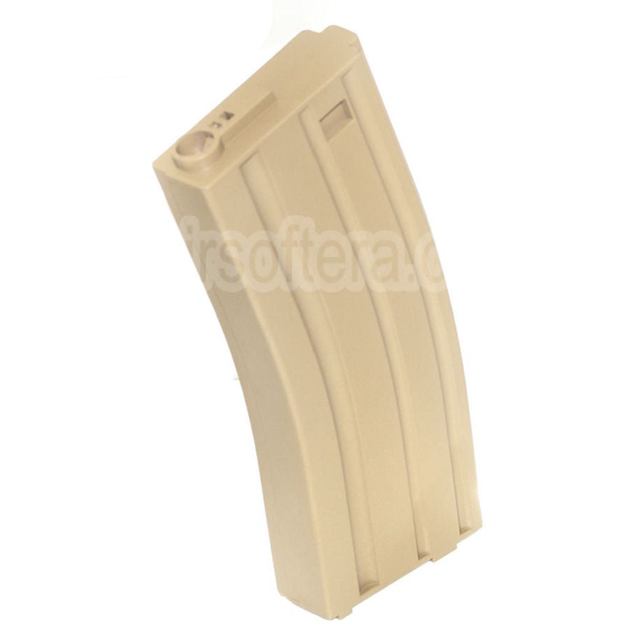 AirsoftEra 140 Billes Économique Plastique Mid-Cap Chargeur Convient pour M4 M16 Série AEG Fusil