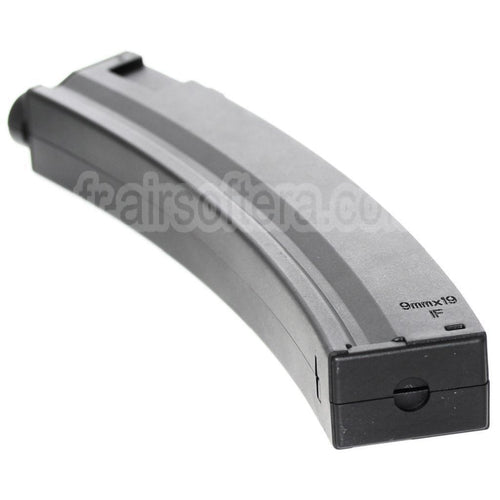 AirsoftEra 100 Billes Plastique Mid-Cap Chargeur Convient pour Classic Army / CYMA / G&P / Golden Eagle / JG / SRC / Tokyo Marui MP5 Série AEG Fusil Noir