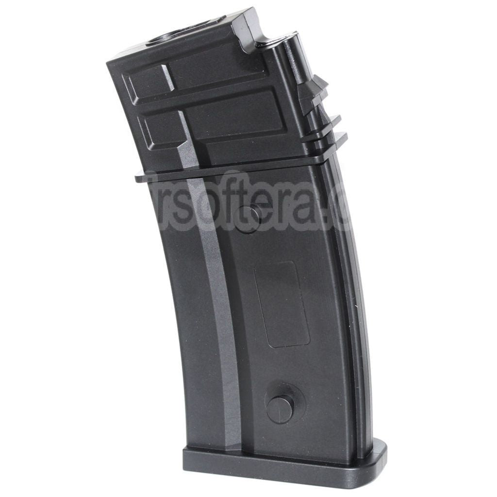 AirsoftEra 140 Billes Mid-Cap Chargeur Convient pour G36 Série AEG Fusil Noir