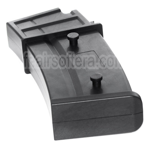 AirsoftEra 140 Billes Mid-Cap Chargeur Convient pour G36 Série AEG Fusil Noir