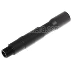 AirsoftEra 4.25/4.75 Pouces Aluminium CQB Canon Extérieur Extension Tube Convient pour -14mm CCW sens antihoraire AEG GBB Fusil Airsoft Noir