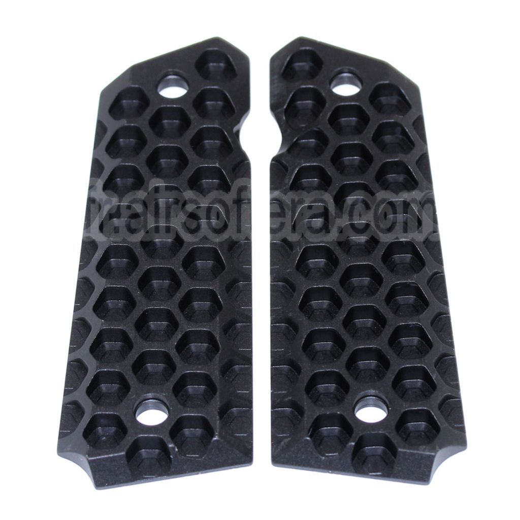 5KU CNC Apocalypse Hive Style Pistolet Poignée Couvre Convient pour Tokyo Marui M1911 / MEU / Army R27 R28 R29 Pistolet Airsoft