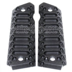 5KU CNC Cobra Style Pistolet Poignée Couvre Convient pour Tokyo Marui M1911 / MEU / Army R27 R28 R29 Pistolet Airsoft