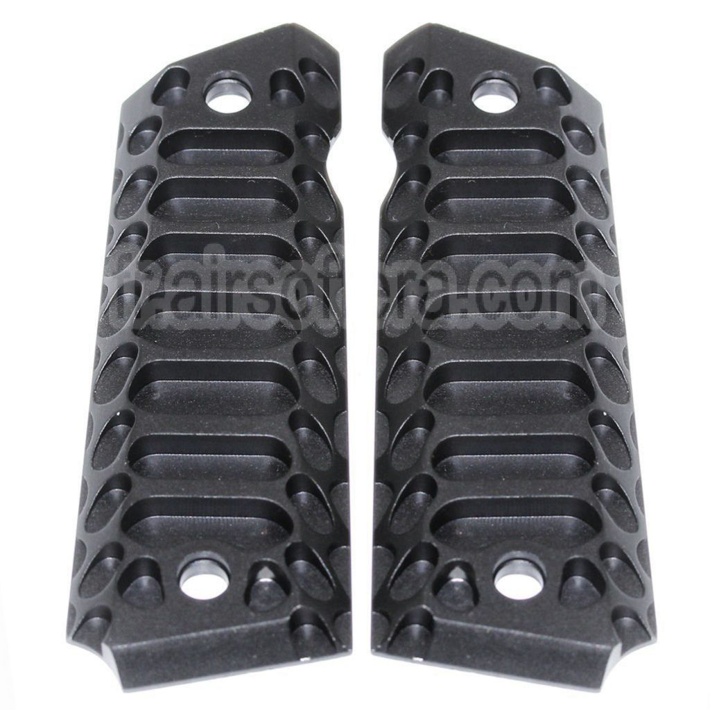 5KU CNC Cobra Style Pistolet Poignée Couvre Convient pour Tokyo Marui M1911 / MEU / Army R27 R28 R29 Pistolet Airsoft