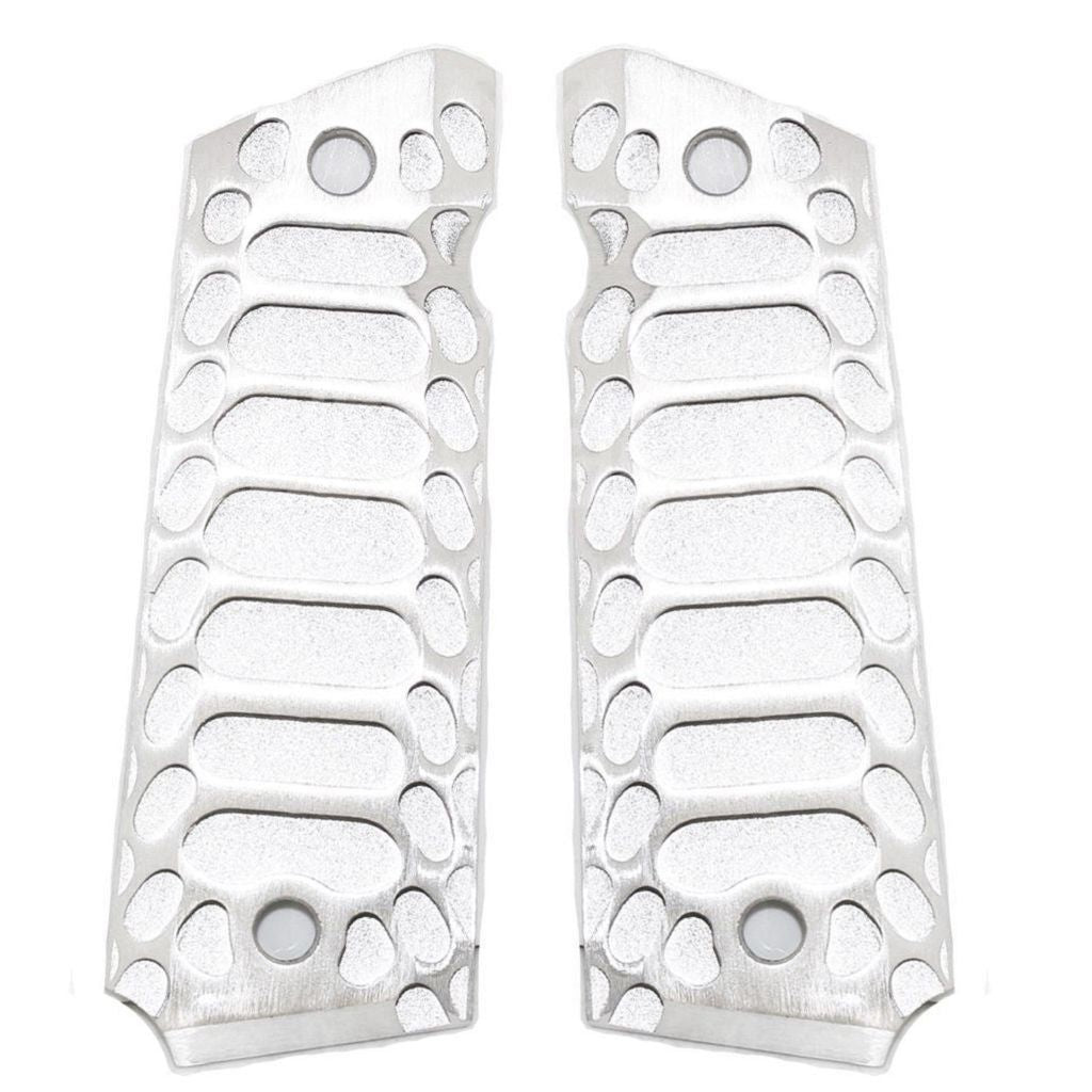 5KU CNC Cobra Style Pistolet Poignée Couvre Convient pour Tokyo Marui M1911 / MEU / Army R27 R28 R29 Pistolet Airsoft