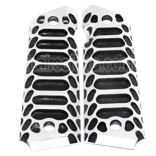 5KU CNC Cobra Style Pistolet Poignée Couvre Convient pour Tokyo Marui M1911 / M.E.U. / Army R27 R28 R29 Pistolet Airsoft