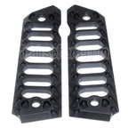 5KU CNC Cobra squelette Style Pistolet Poignée Couvre Convient pour Tokyo Marui M1911 / MEU / Army R27 R28 R29 Pistolet Airsoft