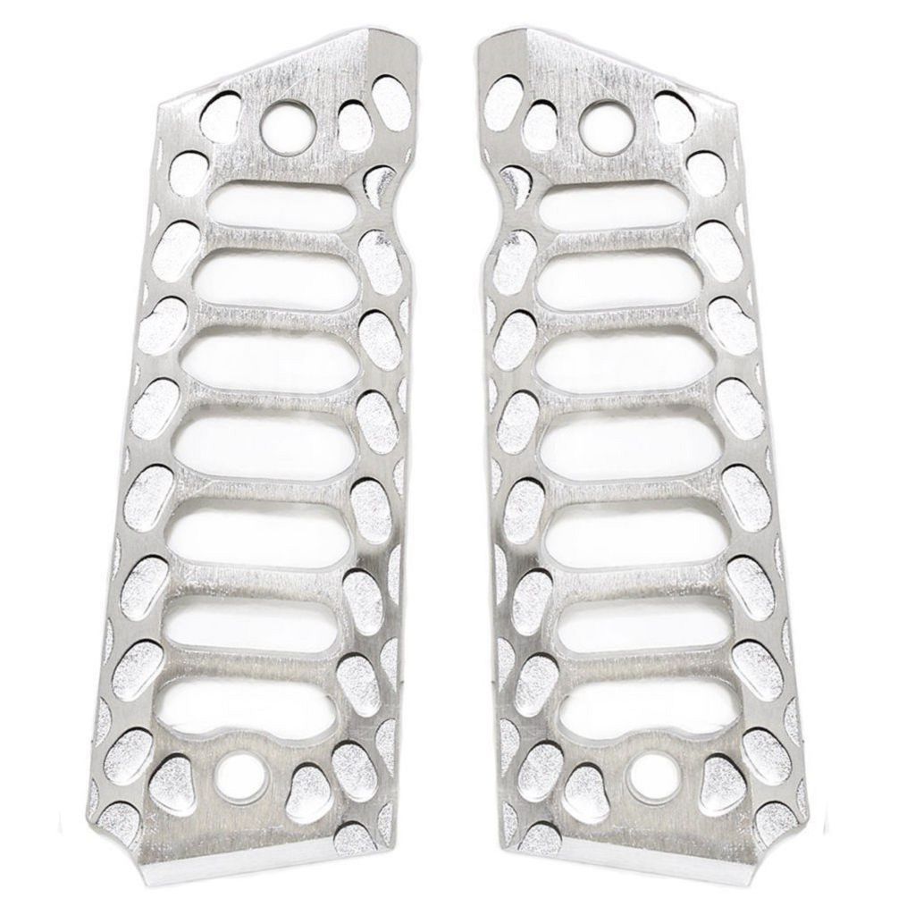 5KU CNC Cobra squelette Style Pistolet Poignée Couvre Convient pour Tokyo Marui M1911 / MEU / Army R27 R28 R29 Pistolet Airsoft