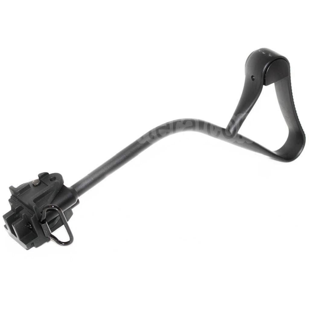 AirsoftEra Roumain Pliable Crosse Métal Wire Butt Crosse Convient pour AIMS AKM AK Série AEG Fusil Noir