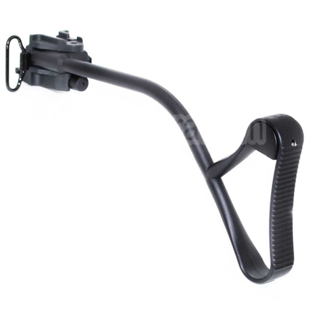 AirsoftEra Roumain Pliable Crosse Métal Wire Butt Crosse Convient pour AIMS AKM AK Série AEG Fusil Noir