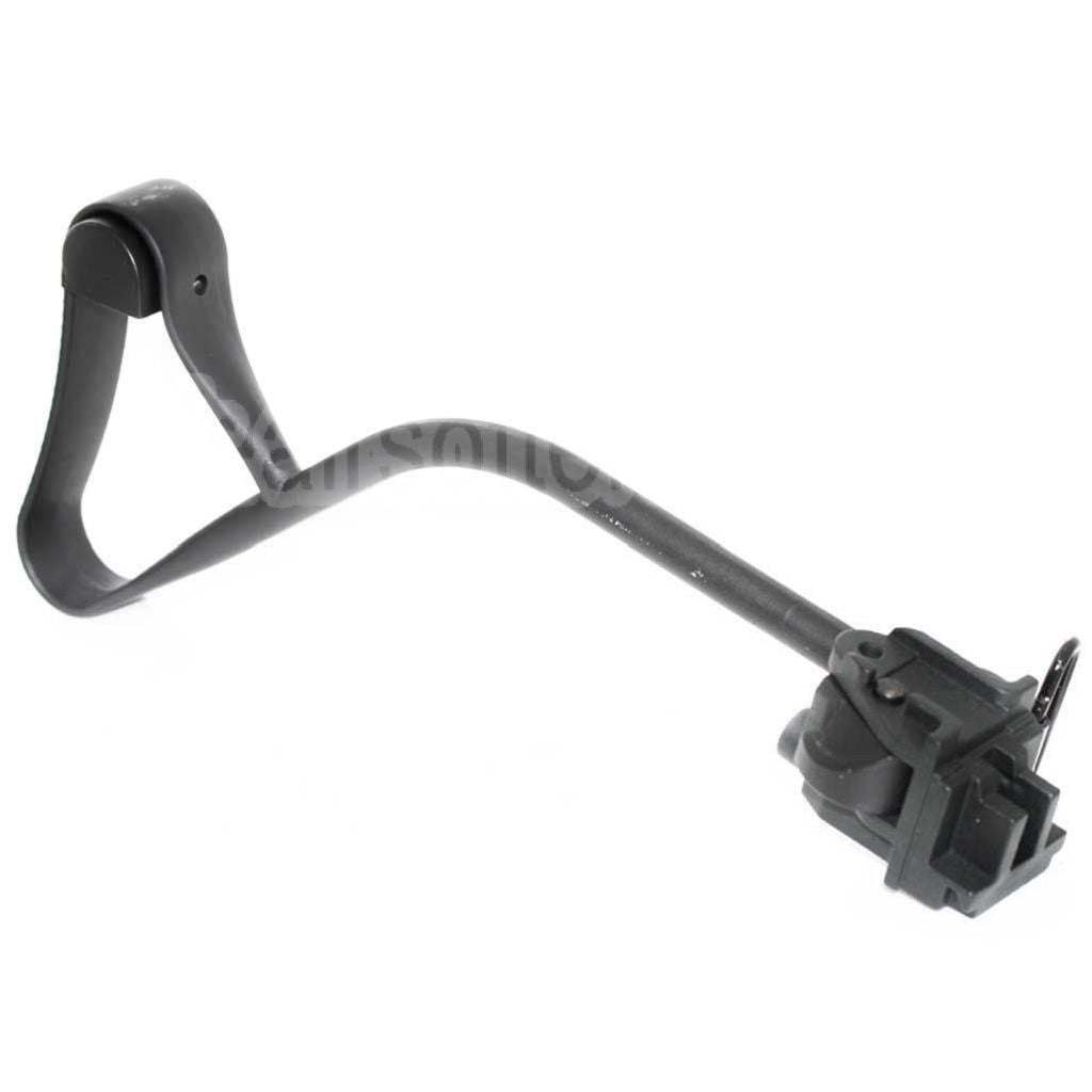 AirsoftEra Roumain Pliable Crosse Métal Wire Butt Crosse Convient pour AIMS AKM AK Série AEG Fusil Noir