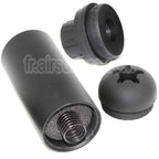5KU 117mm Aluminium Poseidon Style Micro Silencieux Canon Extension Tube Convient pour -14mm CCW sens antihoraire Canon Fusil Airsoft Noir
