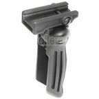 AirsoftEra Polymère Pliant Tactique RIS Vertical Avant Poignée Convient pour 20mm Rail System Noir