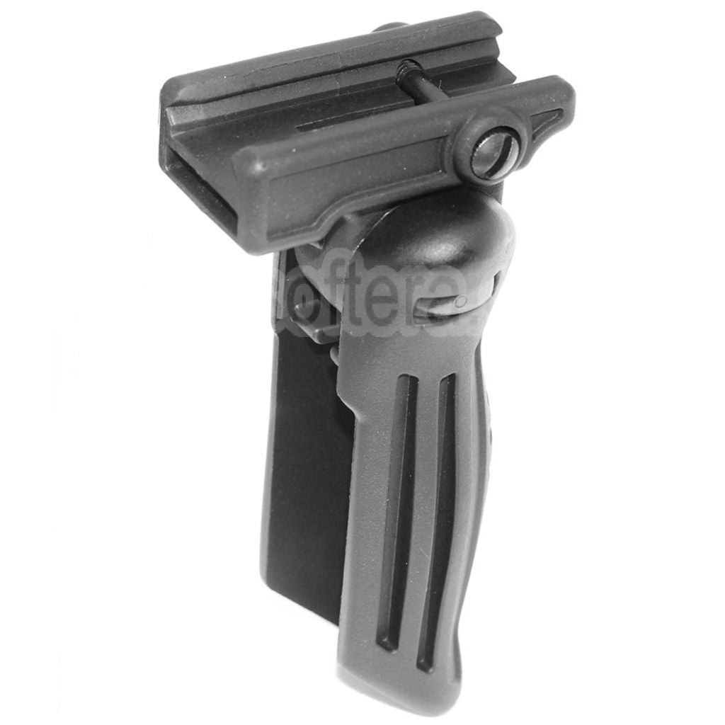 AirsoftEra Polymère Pliant Tactique RIS Vertical Avant Poignée Convient pour 20mm Rail System Noir