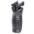 AirsoftEra Polymère Pliant Tactique RIS Vertical Avant Poignée Convient pour 20mm Rail System Noir