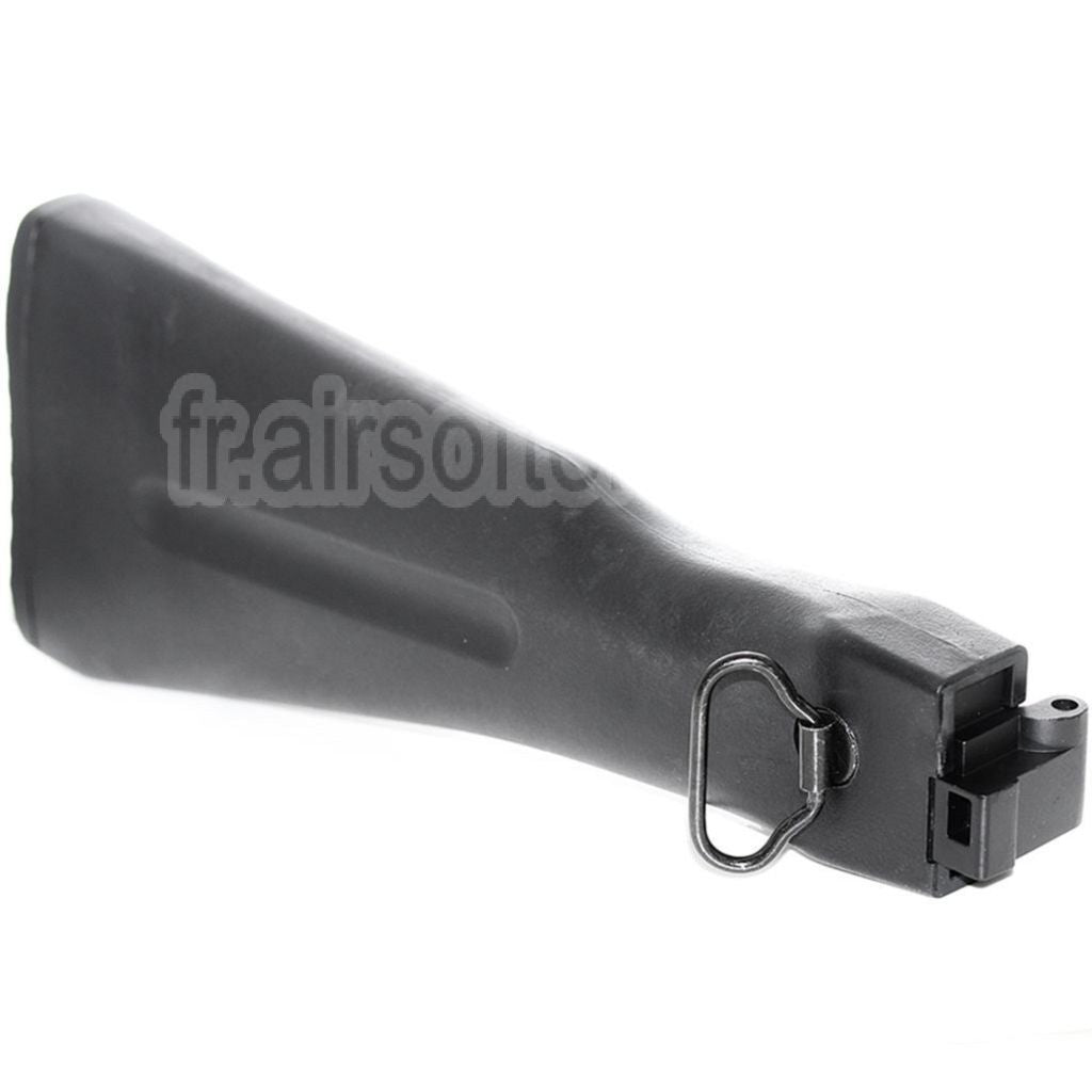 CYMA Frosted Pliable Métal Sangle Pivotant Crosse Convient pour AK Série AEG Fusil Airsoft Noir