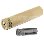 5KU 158mm SOCOM556 RC2 Silencieux avec Frein de Bouche Convient pour -14mm CCW sens antihoraire Canon Fusil Airsoft