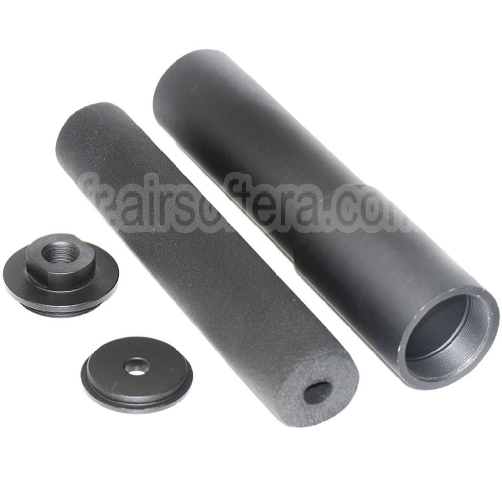 Tube d'extension Canon silencieux AirsoftEra 235mm, adapté pour WELL KSC HFC KWA Tokyo Marui M11 M11A1 GBB Fusil Airsoft