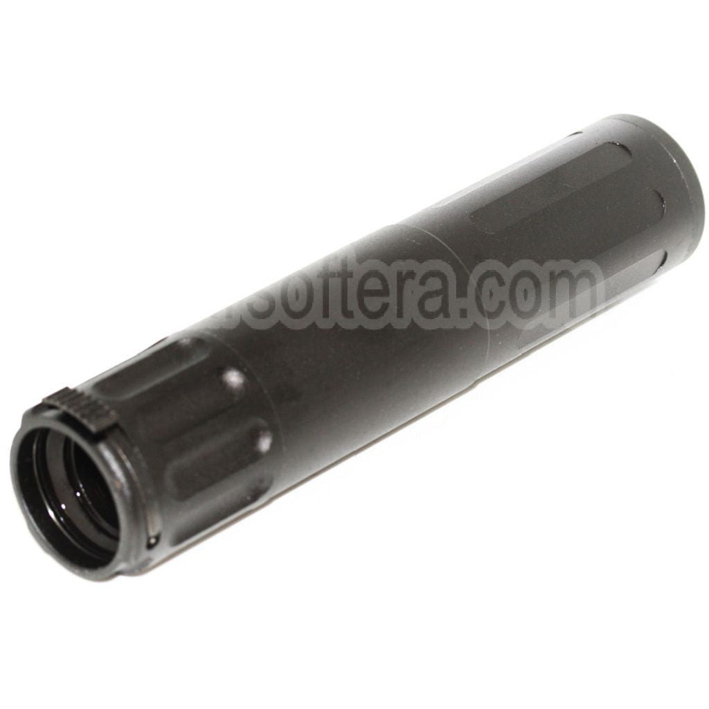 AirsoftEra 170mm Aluminium SR5 Style Déverrouillage Rapide QD Silencieux Canon Extension Tube Convient pour AAC Frein de Bouche Fusil Noir