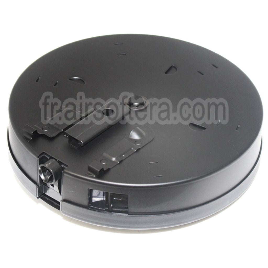 CYMA 450 Billes Hi-Cap Chargeur Tambour Convient pour CYMA Tokyo Marui King Arms Thompson M1A1 Série SMG AEG Fusil Airsoft Noir