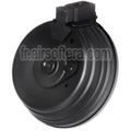 CYMA 2500 Billes Sheet Steel Wired &amp; Contrôle du son Électrique Chargeur Tambour avec EU 220v Plug Charger Convient pour AK Série AEG Fusil Airsoft Noir