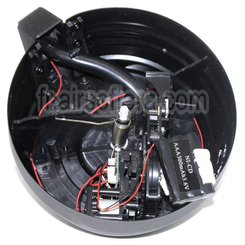 CYMA 2500 Billes Sheet Steel Wired &amp; Contrôle du son Électrique Chargeur Tambour avec EU 220v Plug Charger Convient pour AK Série AEG Fusil Airsoft Noir