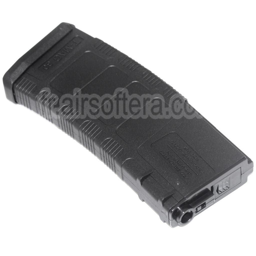 King Arms 370 Billes TWS T-MAG Hi-Cap Chargeur Convient pour M4 M16 Série AEG Fusil Airsoft