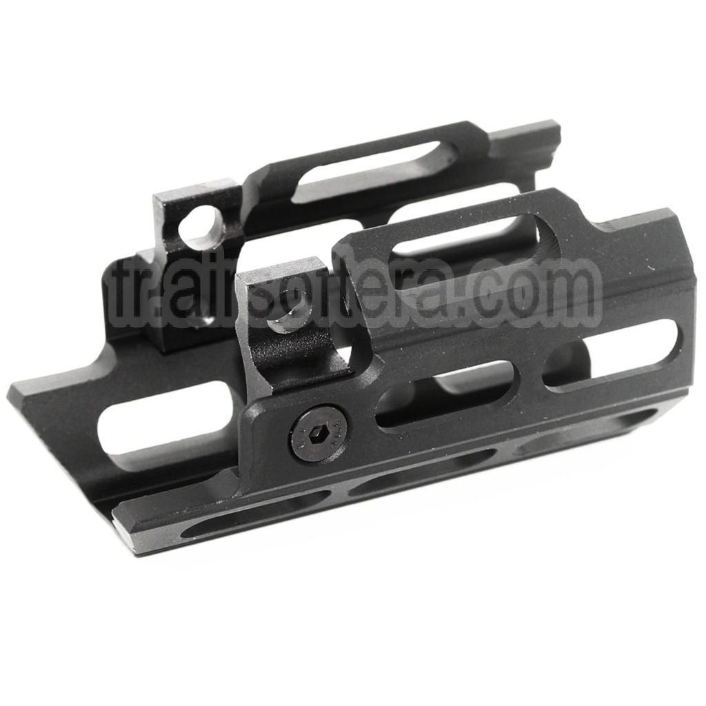 AirsoftEra 77mm M-LOK Rail de Garde-Main Convient pour WELL Tokyo Marui MP5K AEG GBB SMG Fusil Noir