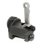 AirsoftEra KAC Style 300M Métal Rabattable Hausse Convient pour MK18 MOD-1 M4 M16 AEG Fusil Noir/Argent