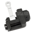 AirsoftEra KAC Style 300M Métal Rabattable Hausse Convient pour MK18 MOD-1 M4 M16 AEG Fusil Noir/Argent