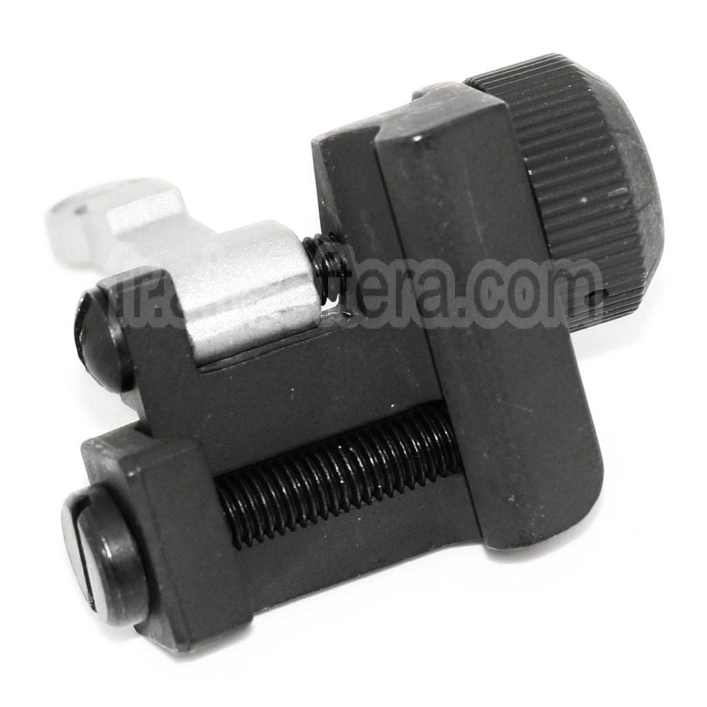 AirsoftEra KAC Style 300M Métal Rabattable Hausse Convient pour MK18 MOD-1 M4 M16 AEG Fusil Noir/Argent