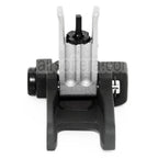 AirsoftEra KAC Style 300M Métal Rabattable Guidon Hausse Set Convient pour MK18 MOD-1 M4 M16 AEG Fusil Noir/Argent