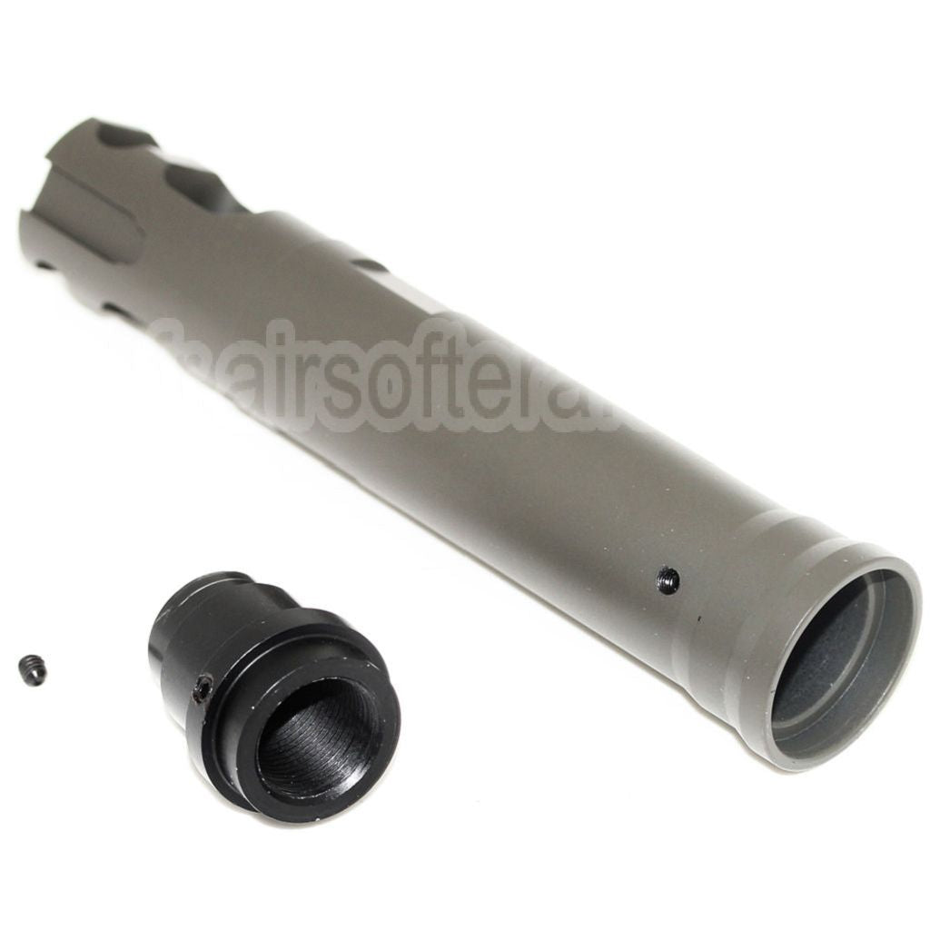 AirsoftEra 122mm M40A5 Type Frein de Bouche Cache-Flamme Convient pour -14mm CCW sens antihoraire Canon Fusil