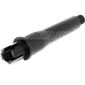 AirsoftEra 5/5.5 Pouces 126mm/139mm Aluminium Court Canon Extérieur Conjonction Tube -14mm CCW sens antihoraire AEG Noir