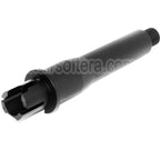 AirsoftEra 5/5.5 Pouces 126mm/139mm Aluminium Court Canon Extérieur Conjonction Tube -14mm CCW sens antihoraire AEG Noir