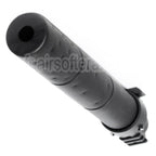 AirsoftEra 261mm CM072 SR25 Style QD Silencieux avec Gaz Block Convient pour AEG GBB Fusil Noir
