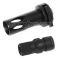 CYMA QD Frein de Bouche avec Muzzle Adaptateur Convient pour CM041 CM049 MP5 AEG Fusil Airsoft Noir