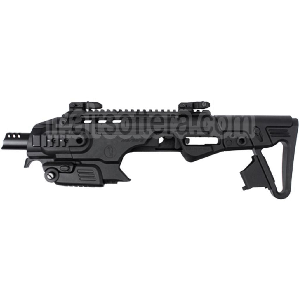 Kit de Conversion de carabine pour Pistolet CAA Roni, adapté pour KSC KJ Works WE Tokyo Marui M9 M92F M9A1 Série GBB Pistolet Airsoft