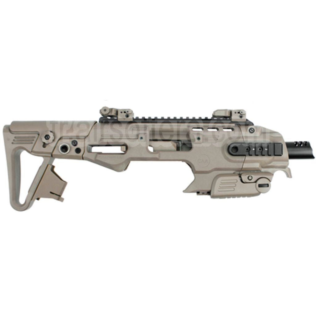 Kit de Conversion de carabine pour Pistolet CAA Roni, adapté pour KSC KJ Works WE Tokyo Marui M9 M92F M9A1 Série GBB Pistolet Airsoft