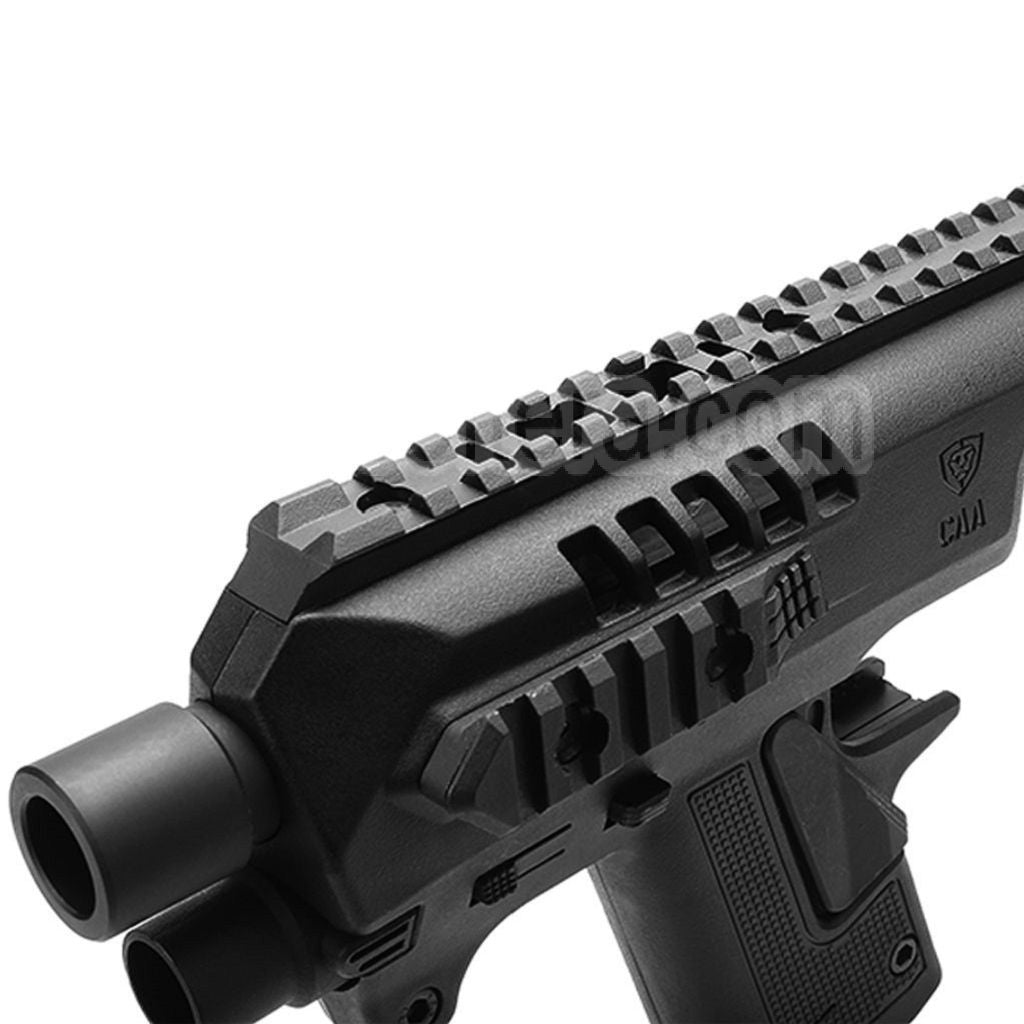 Kit de conversion de carabine pour Pistolet CAA Roni, adapté pour KSC VFC Umarex Tokyo Marui G17 G18C G19 G23F série GBB Pistolet Airsoft