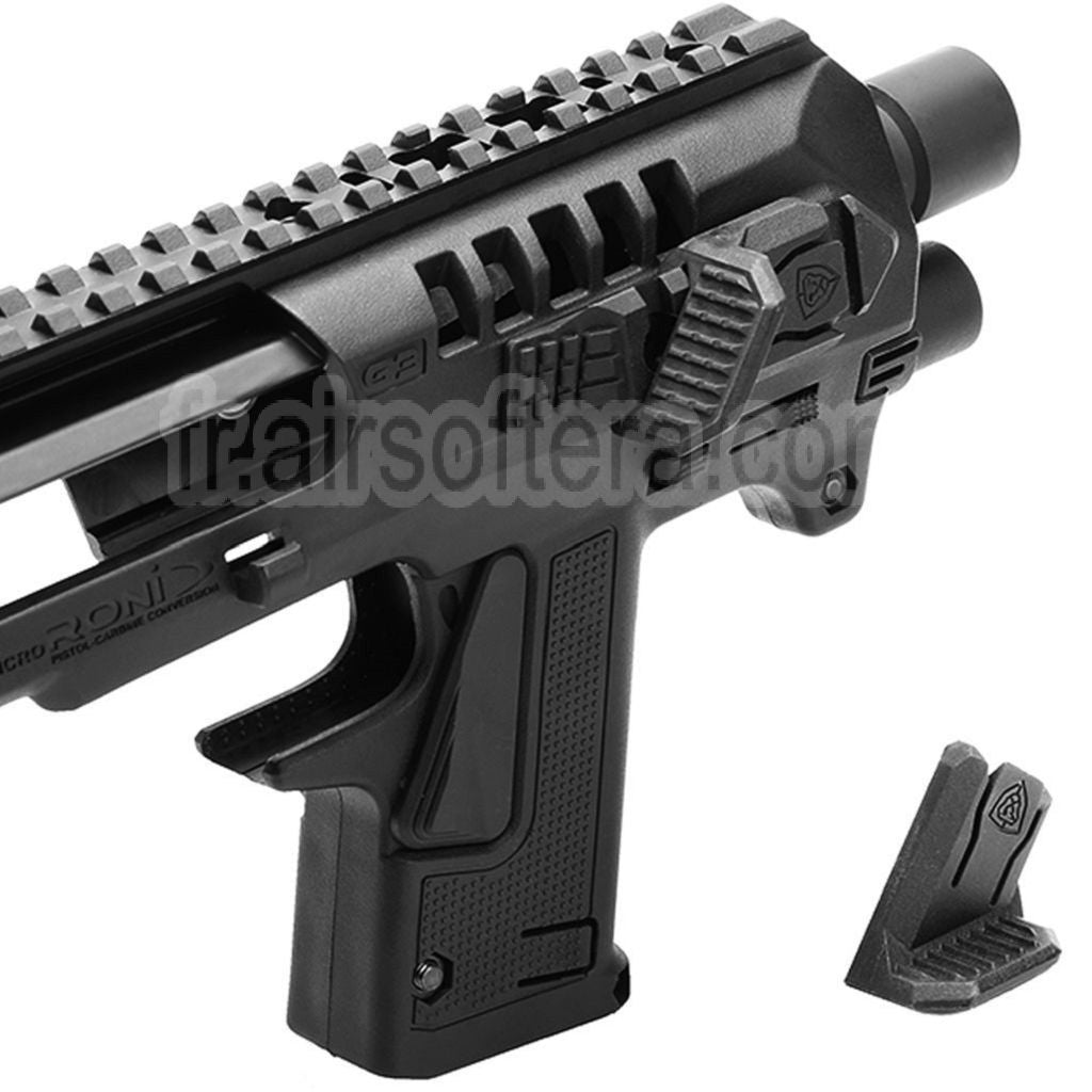 Kit de conversion de carabine pour Pistolet CAA Roni, adapté pour KSC VFC Umarex Tokyo Marui G17 G18C G19 G23F série GBB Pistolet Airsoft
