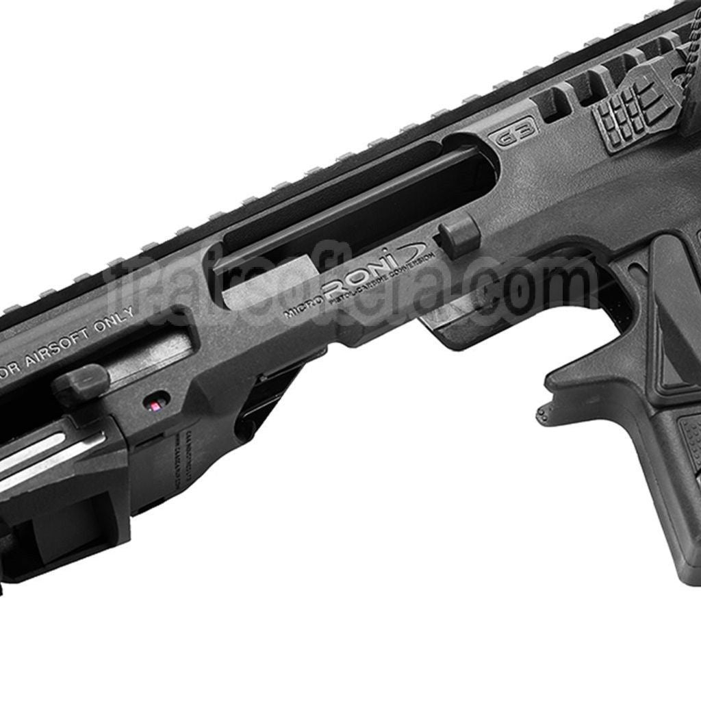 Kit de conversion de carabine pour Pistolet CAA Roni, adapté pour KSC VFC Umarex Tokyo Marui G17 G18C G19 G23F série GBB Pistolet Airsoft