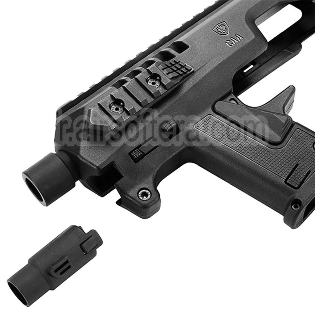 Kit de conversion de carabine pour Pistolet CAA Roni, adapté pour KSC VFC Umarex Tokyo Marui G17 G18C G19 G23F série GBB Pistolet Airsoft