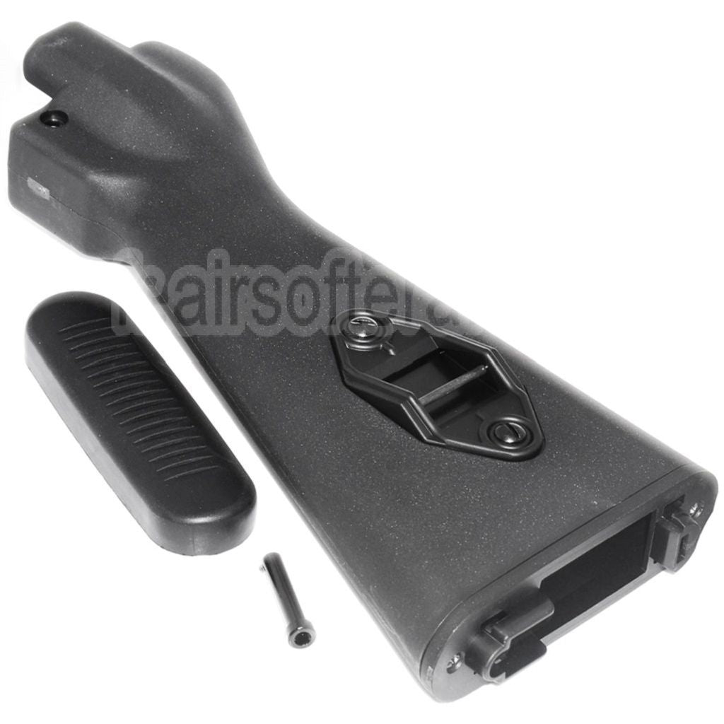 CYMA Métal Sangle Montage Polymère Fixe Crosse Convient pour MOD5 MP5 A4 AEG Fusil Airsoft Noir