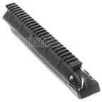AirsoftEra Haut Boîtier Couverture avec 20mm Tactical Rail Convient pour CYMA Tokyo Marui AK Dragunov SVD AEG Fusil Noir