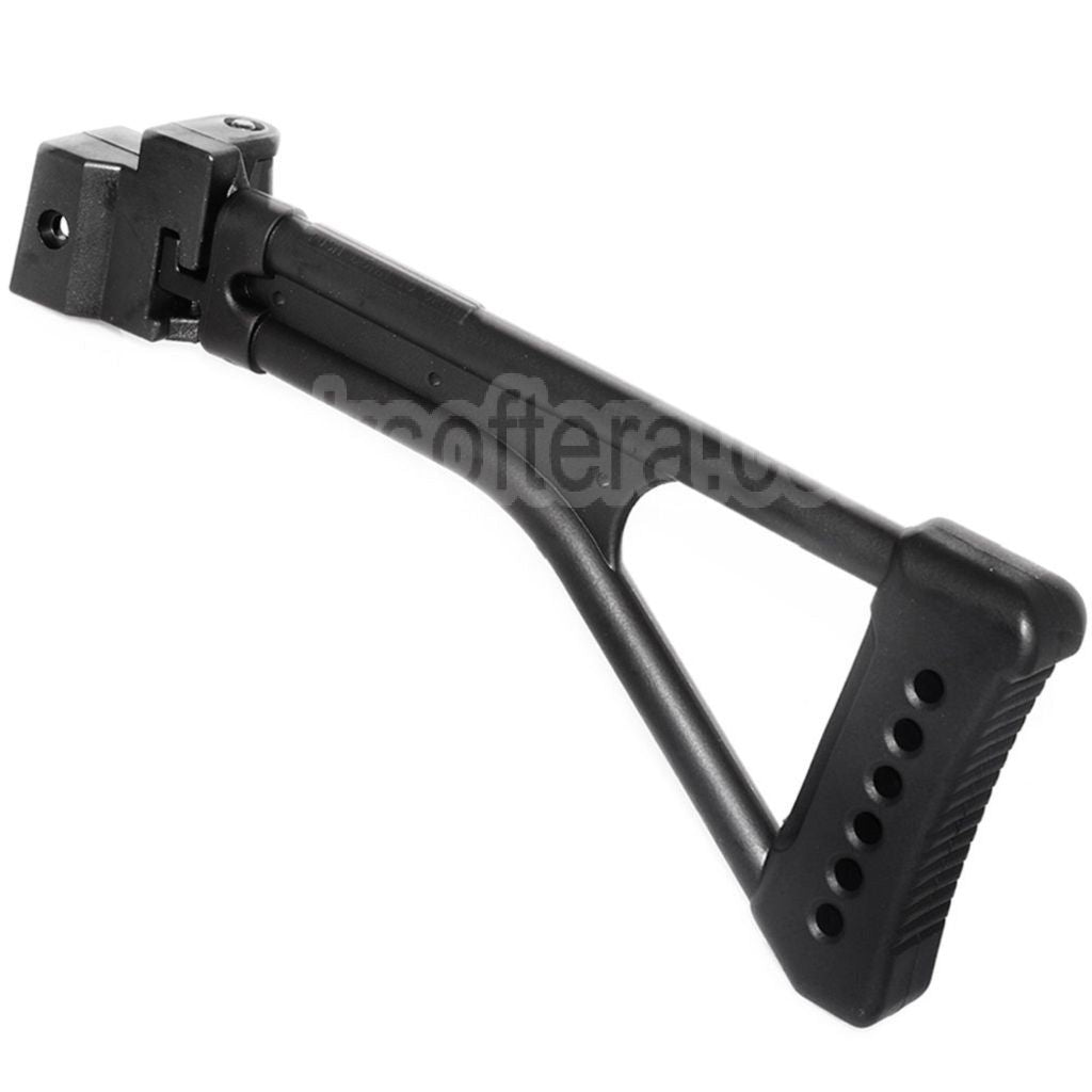 CYMA Polymère Pliable Crosse Convient pour CM028 AK47 Série AEG Fusil Airsoft Noir